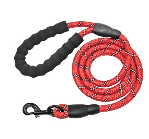 "Reflective Nylon Dog Leash for All Sizes" - Image 4