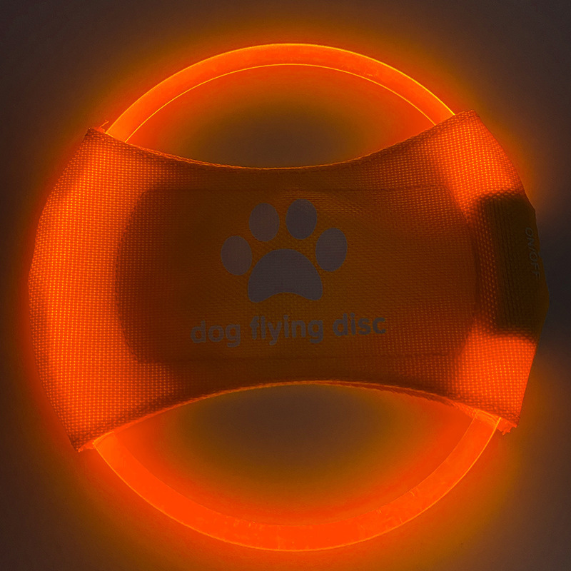 "LED Glowing Flying Disc Dog Toy – Interactive, Luminous Training & Play" - Image 4