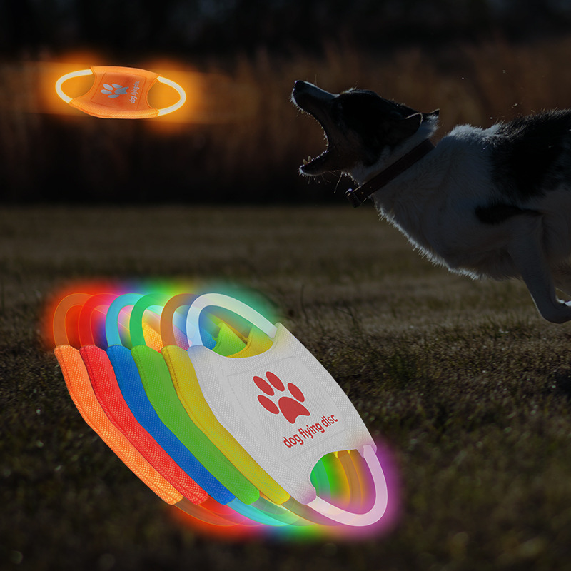 "LED Glowing Flying Disc Dog Toy – Interactive, Luminous Training & Play" - Image 5