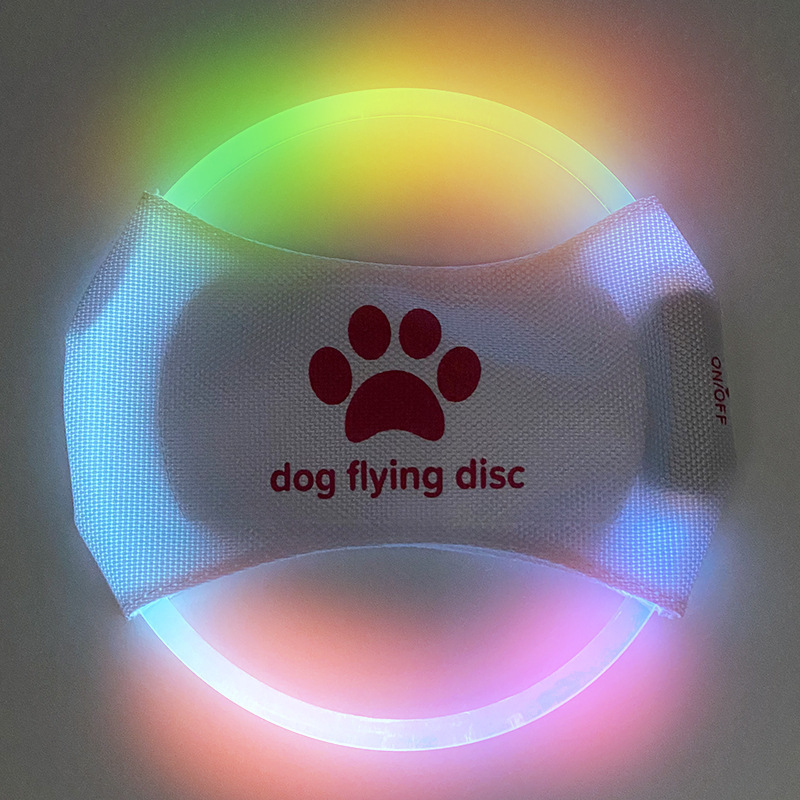 "LED Glowing Flying Disc Dog Toy – Interactive, Luminous Training & Play" - Image 2