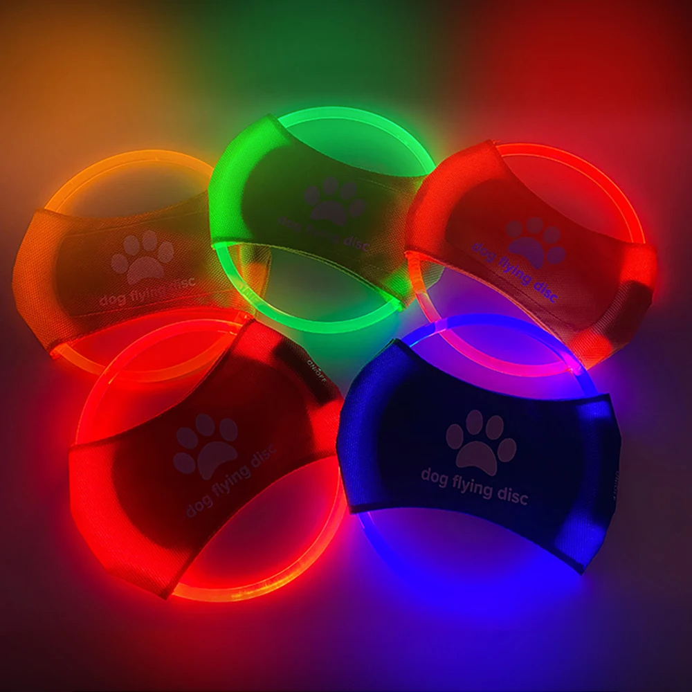 "LED Glowing Flying Disc Dog Toy – Interactive, Luminous Training & Play" - Image 7
